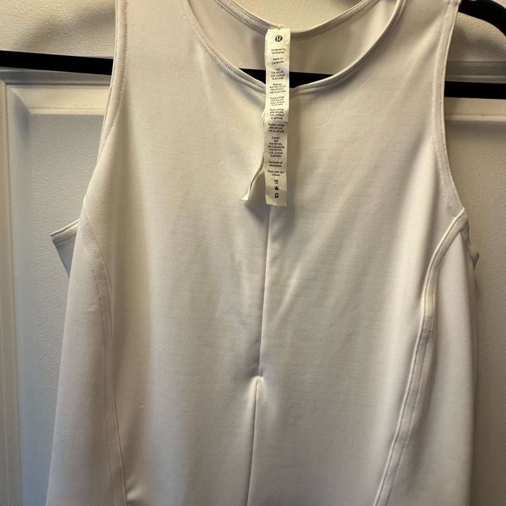 Lululemon Athletica White Tennis Dress